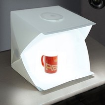 상품촬영 미니 조명 스튜디오 박스 LED조명 소품촬영 상세페이지 이미지촬영 사진관 흰색박스 중형, 대