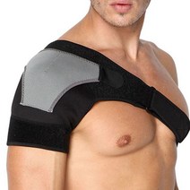 HANTAO 프리미엄 어깨 보호대 헬스보호대 네오프렌 아대 어깨아대 운동용품, 오른쪽, 1개