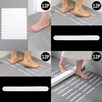 마트498 미끄럼방지스티커 2X20CM 12P 경사로미끄럼방지 세라믹논슬립 논슬립테이프 계단논슬립테이프 대리석논슬립 어린이놀이터시설