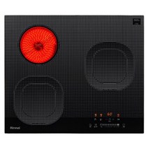 린나이 하이브리드 전기레인지 RBE-IR3001A [80mm/150mm스탠딩/인덕션2+하이라이트1], 단품없음