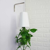 행잉화분걸이 식물 버티컬가든 수직정원 천장장식, 수지 거꾸로 된 화분 레드 14x9x19cm