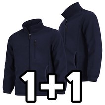 늑대와여우 1+1원플러스원 남성 기모 플리스 후리스 집업 점퍼 작업복 등산복 빅사이즈