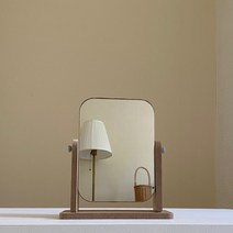 루나리아 360도 회전 우드 거울, 소