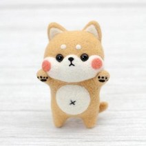 양모펠트 diy 강아지 걱정인형 곰인형 니들 만들기 타이거 craft lion 2, 3