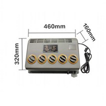 화물차무시동에어컨 24v 트럭 대형 캠핑카 무시동에어컨 차량용 무시동 12V 대형차, Single Outlet 24V