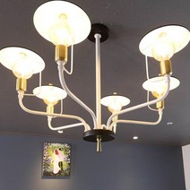 직부등 6등 머쉬룸 골드바 거실조명 예쁜식탁조명 감성조명 식탁조명 직부조명 테이블조명 호텔등 엘리디등