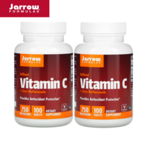 1+1상품 자로우 포뮬러스 재로우 비타민C 750mg 100정 2팩상품 아스코르브산 칼슘 아스코르빈산 스테아린산 마그네슘 스테아르산 바이오플라보노이드, 2팩