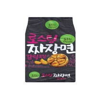 풀무원 갈릭오일 로스팅 짜장면 4p, 420g(4개입)