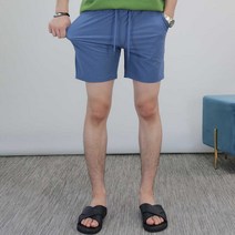 이너프데이 쿨 스판 4부 와샤 반바지 커플 여름 숏 밴딩 팬츠