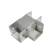 사각파이프조인트 상부마감 삼방TEE 40-100 파이프연결 브라켓 조립식 체결 사각파이프, 스크류(봉지)-14x190(100개)