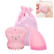 생리컵 생리컵추천 위생생리컵 menstrual cup 실리콘 여성 위생 copa menstrual clean collector cup period cup for women 클린, 3컵 블러셔 퍼플, 사이즈, 1개, 1개