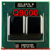 오리지널 인텔 코어 CPU Q9000 2.00GHz 6M Q 9000 쿼드 프로세서 SLGEJ 모바일 노트북, 한개옵션0