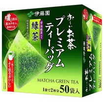 Itoen Premium Tee Bag Green Tea 이토엔 프리미엄 그린 티 50개입 1.8g 2팩