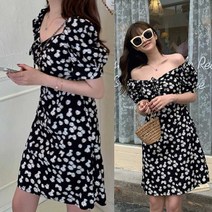 스커트미니홈드레스 검정원피스 예쁜원피스쇼핑몰 여름 결혼식 하객 패션 이쁜 반팔 이쁜 스타일 (올핀)_879EA