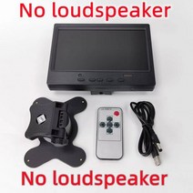 미니모니터 휴대용 10인치 7 인치 와이드 스크린 데스크탑 미니 디스플레이 1024x600 HDMI 호환 게임 콘솔/라즈베리 파이/현미경 콘솔/자동차 7 인치 모니터, 내용 1