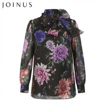조이너스 플라워 쉬폰 블라우스-JS21RB6604797A