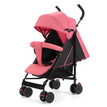 0-3 년 어린이 ALWAYSME 휴대용 경량 우산 유모차, [06] Pink Sit Lie