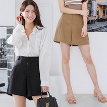 주디앤 여성 마돈나 정장 슬랙스 반바지 2P