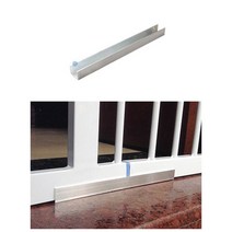 킵가드 안전문 고정일자 받침대 1개 펜스 보조 장치 부속 부품, 은색