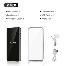 라앤모 MP4동영상플레이어 Deelife 와이파이 MP4 플레이어 터치 블루투스 안드로이드 MP3 음악 재생 MP 4, M420+16GB, 02 M420