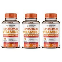 홀섬웰니스 리포조말 비타민C 1500mg 200캡슐, 3개