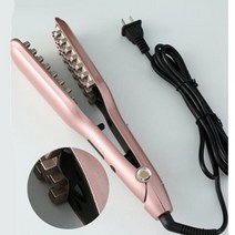 뿌리볼륨 봉고데기 9mm 물결 남성 티타늄 미용실 아이롱기 전문가용 음이온 옥수수 털 컬링 아이론 풍성한, 02 Negative Ion pink_01 미국