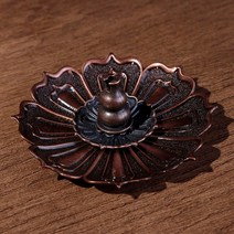 향로 버너 홀더 연꽃 버너 영적 불교, Golden, 1개