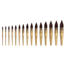 라파엘 803 수채화붓 몹브러쉬 다람쥐털 둥근붓 0~12호 낱개, 10호(19*48mm)
