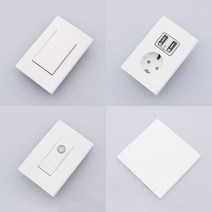 진흥 FS 스위치 콘센트 커버, 추가10.진흥FS USB 콘센트 1구_cp