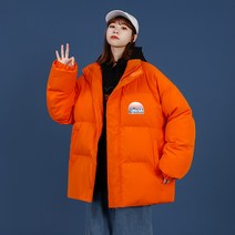 패딩 2021년 여자 화이트 쇼트 패딩 유로파이터 와이드 ins 빵복 패딩RWTYI487-199_G