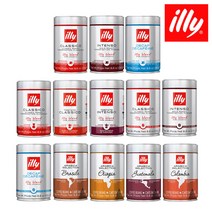 illy 일리커피 250g 원두(홀빈) 분쇄 중 11종선택, 일리250g 디카페인(디카프) 분쇄커피
