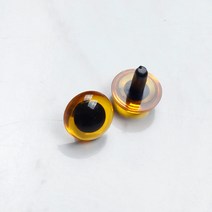 스튜디오분트 크리스탈 인형눈 옐로우 10개, 12mm