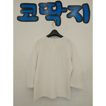 여02277 7부소매 골지티블라우스 뒷지퍼 중고구제 코딱지구제