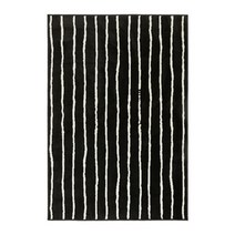 [이케아/IKEA] GORLOSE 단모러그 133x195 블랙/화이트 303.208.49 /GÖRLÖSE