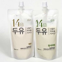 잔다리 14일두유 180g X 10팩 국내산 맛있는 두유, 백태 10팩