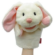 창의 구연동화 전용 토끼 손 인형 유치원 장난감 복화술 연극 소품 아기