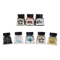 윈저뉴톤 드로잉 잉크 14ml 낱색(26색), 617 Silver