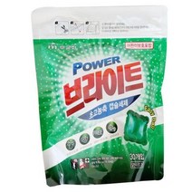 파워 브라이트 캡슐세제 파우치형 30개입 /세탁용품/캡슐형세제/세제/빨래용품/액체세제, 파워 브라이트 캡슐세제 파우치
