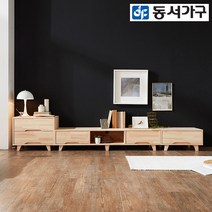 동서가구 편백나무 숲 히노끼 600 2단 원목 서랍장 협탁 DF640831, 내추럴