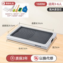 생선구이기계 연기안나는전기그릴 바베큐용품 조개구이 BBQ 멀티전기그릴 직화구이기 훈연기 양꼬치기계 전기그릴추천 장작구이기계, [존향선물세트] 맥반석 탈부착 1000W(2-3인 적용
