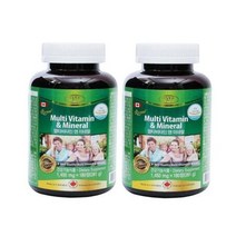 에버그린 멀티비타민 앤 미네랄 1450mg x 180정 x 2박스 (12개월분), 상세페이지 참조, 상세페이지 참조
