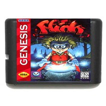 16 비트 Sega MD 게임 카드 Genesis 비디오 콘솔용 메가 드라이브용 플링크의 미스어드벤처, 한개옵션1, 02 JAP shell