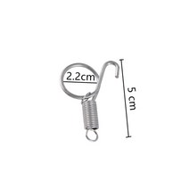비둘기 앵무새 조류 케이지 문 금속 소재 스냅 후크 번식 다기능 고정 인장 스프링 1 Pc, 01 as picture