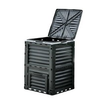 대용량 발효상자 정원 유기 비료 수직 거름만들기, 300L 블랙문 + 500g EM 박테리아