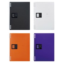 KINGJIM 킹짐 B5 26공 바인더 9855TTE 30매수납, 블랙