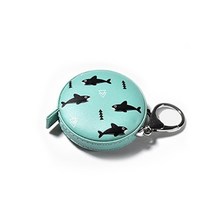 열쇠고리 원형 미니줄자 상어, 1개