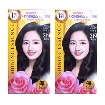 아모레퍼시픽 샤이닝에센스 퍼퓸염색x2개 3N 4N 6N 7N 8G 6B 7O 새치전용 크림타입15분 염모제, 3N(흑갈색), 2개