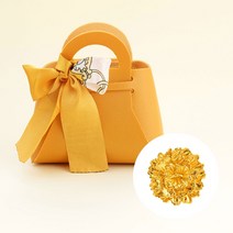 한국금다이아몬드 24K 순금 카네이션 뱃지 가방 패키지 3.75g
