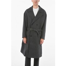 Neil Barrett 벨티드 더블 BREASTED 오버사이즈 핏 코트 BCA207 F006 468