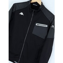 (S)카파 집업져지 트랙탑 블랙 운동 축구풋살